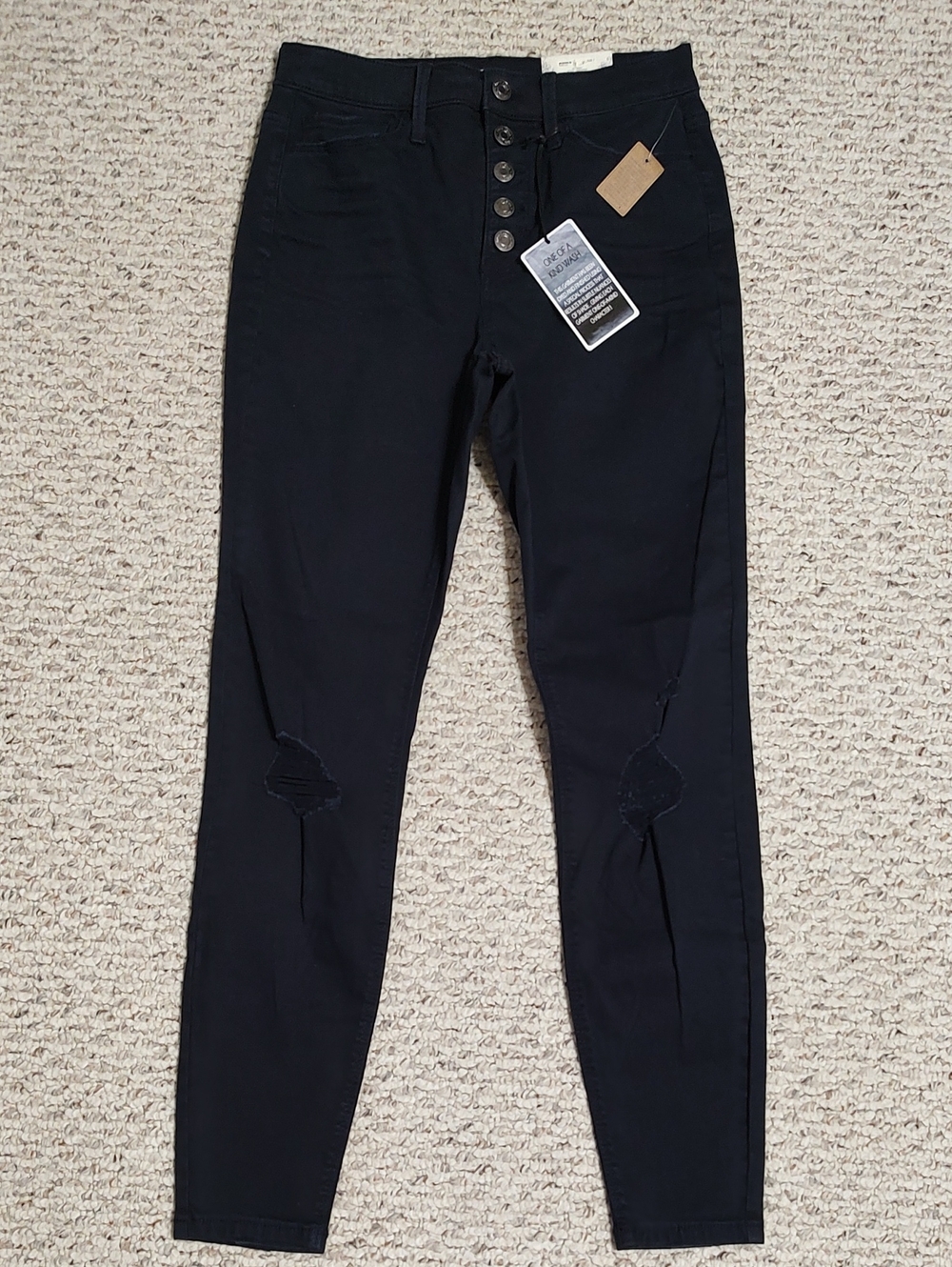 Mudd Button-Fly Jeans, Size 7